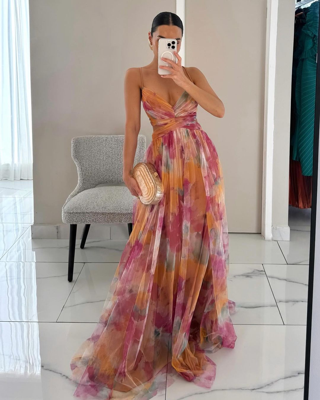 Giselle | Robe maxi florale