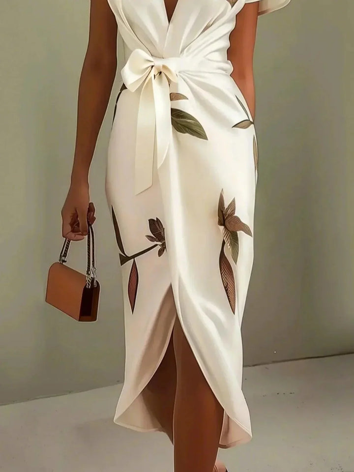 Aura | Robe Satin Botanique