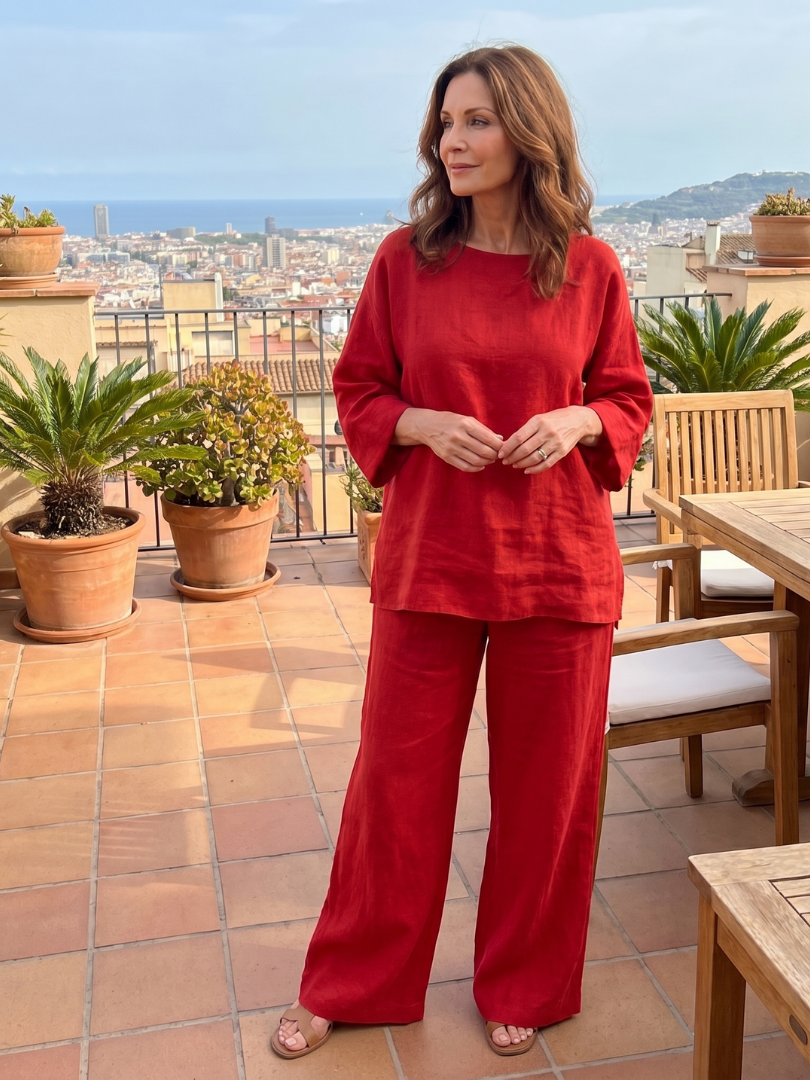 Prue | Ensemble Tunique Oversize et Pantalon Large