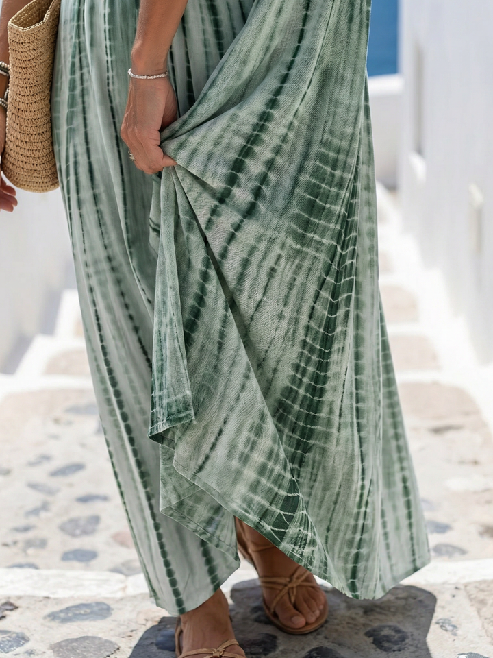 Karys | Robe Midi Teintée Douce à Coupe Décontractée
