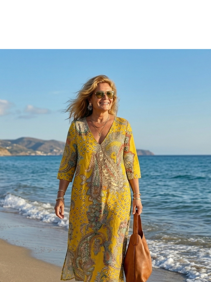 Rowan | Robe Midi Paisley Douce
