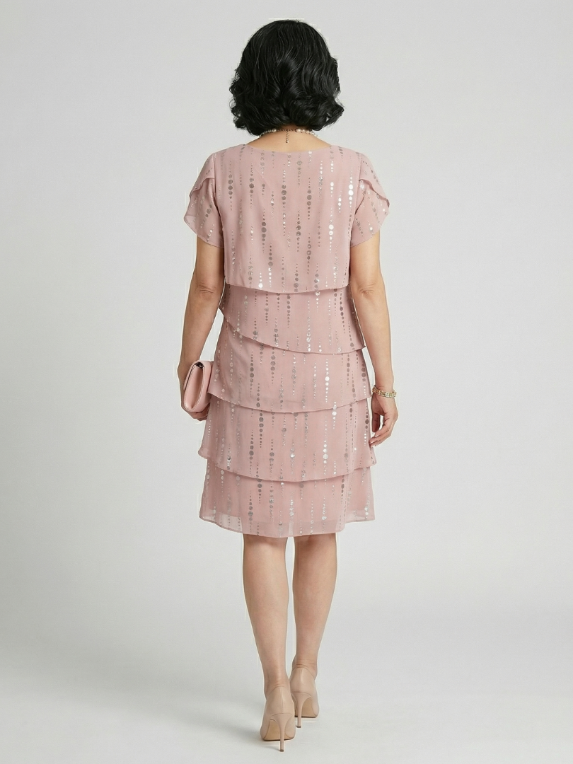 Makena | Robe longueur genou à pois