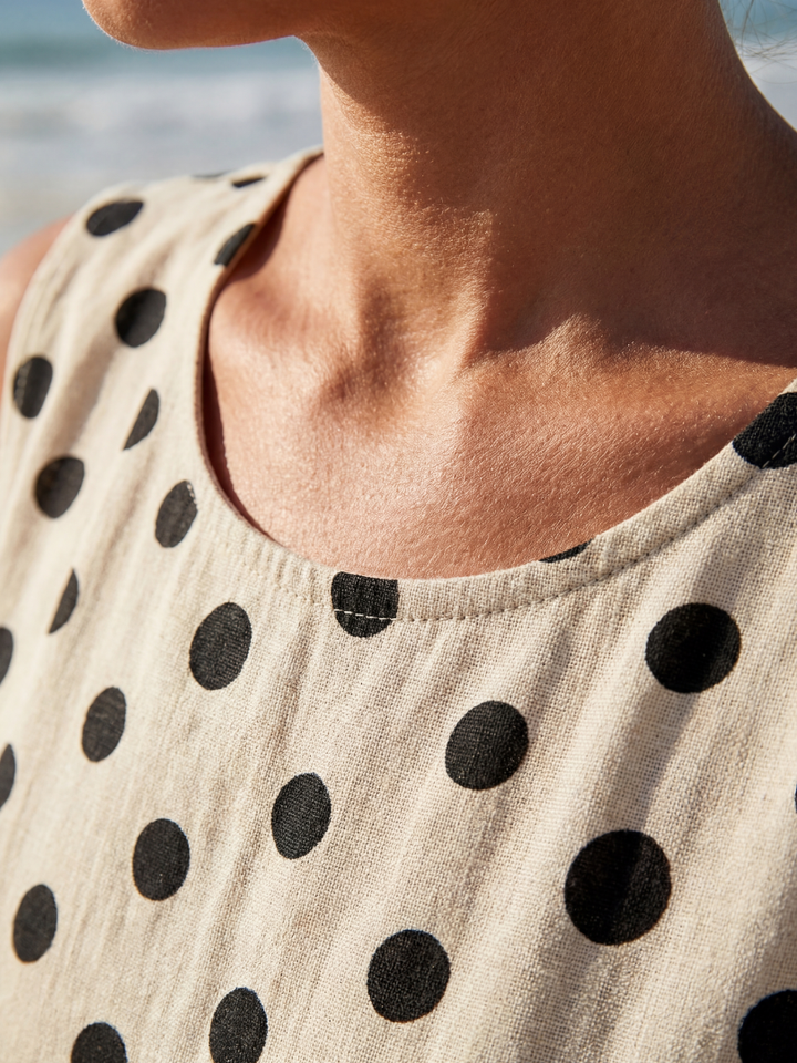 Hugo | Robe Midi à Pois de Jardin