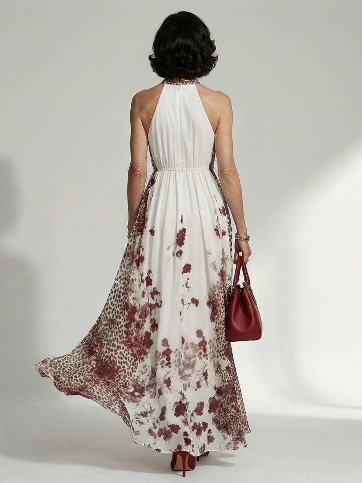 Orlune | Robe Maxi Plissée Blanche