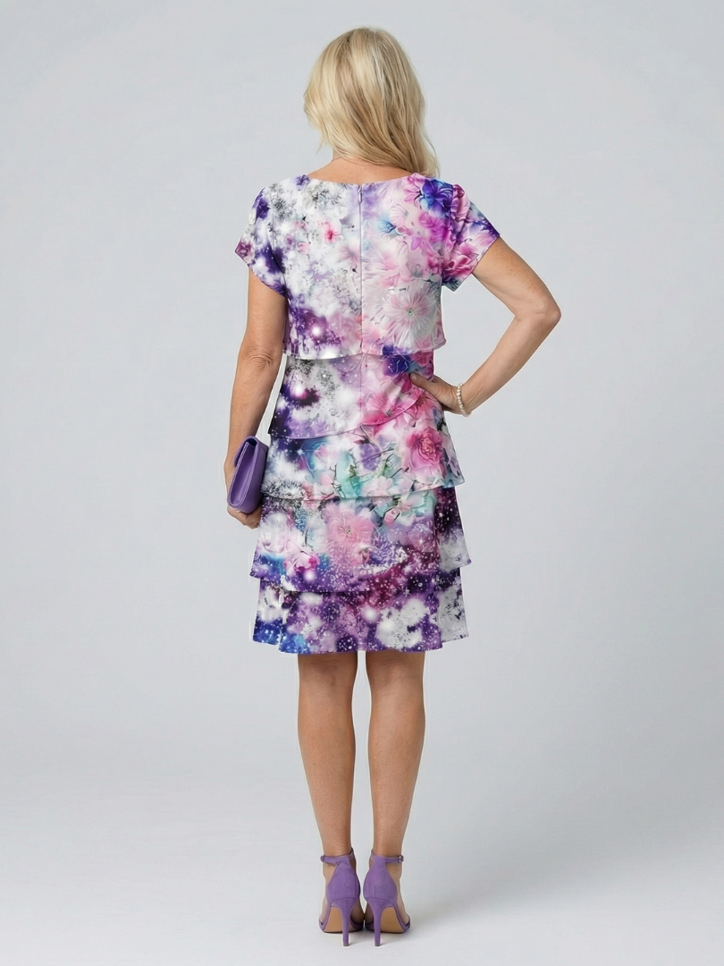 Zaya | Robe mi-longue à fleurs légères