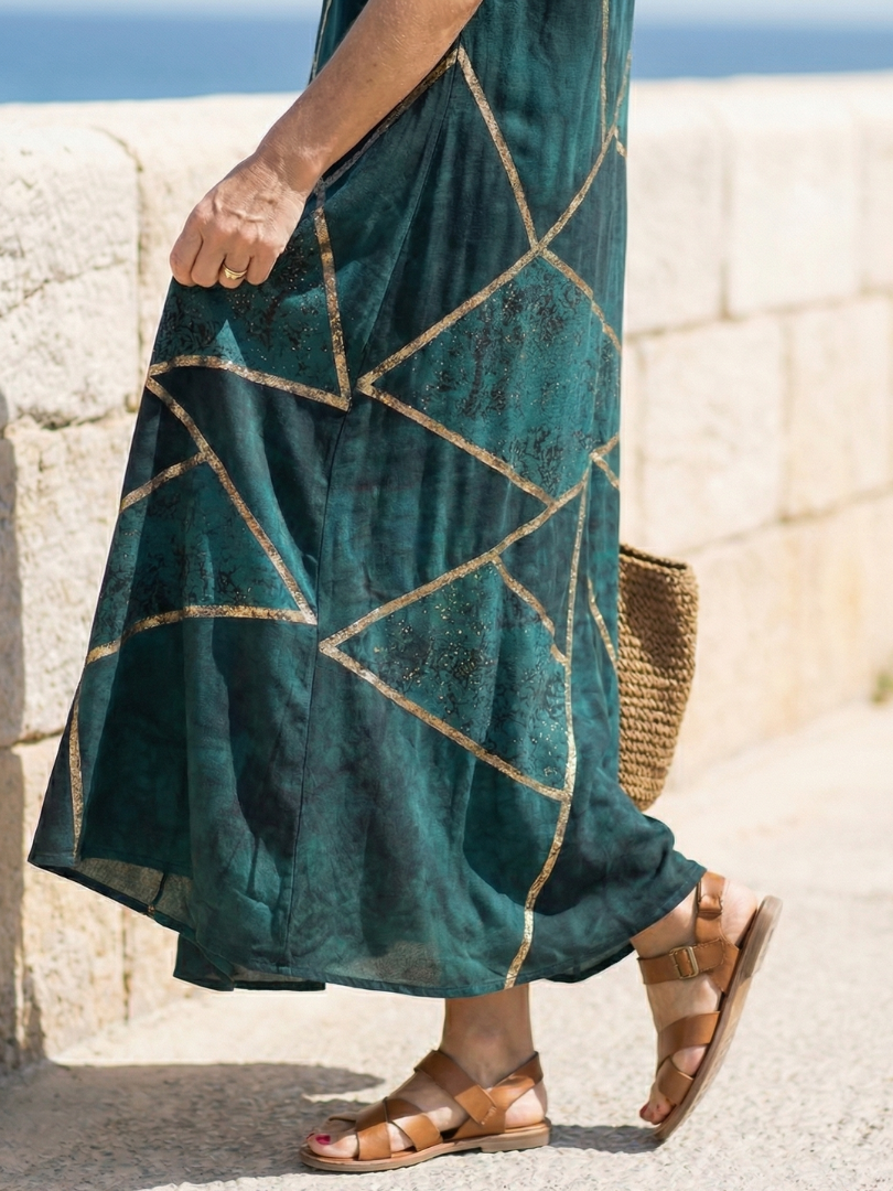Saelle | Robe Midi Marée Calme