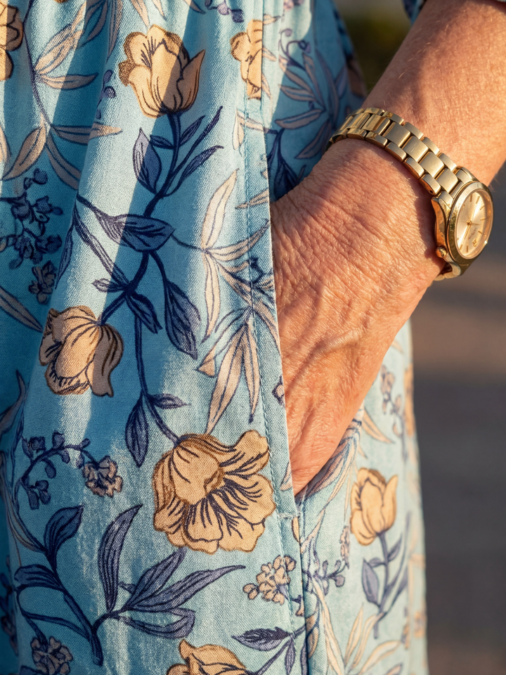 Halia | Robe Midi à Fleurs des Prairies