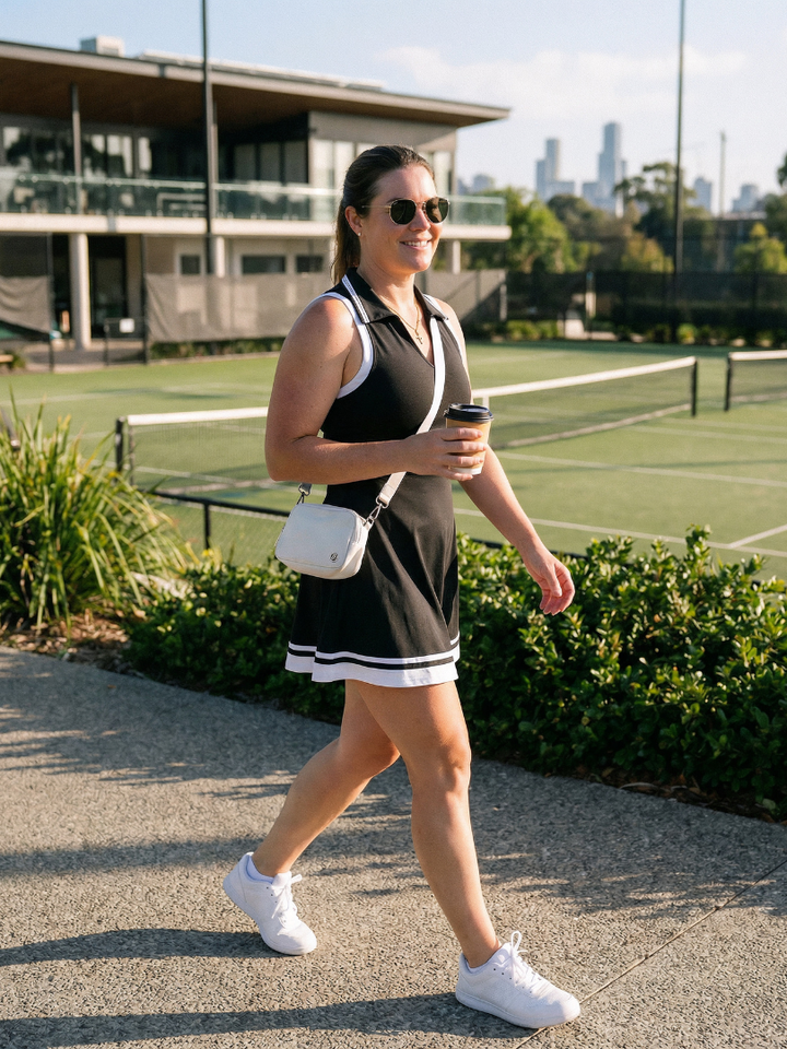 Calune | Robe de Tennis à Col Roulé