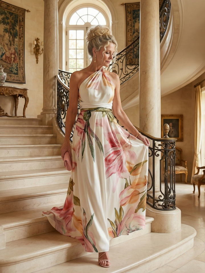 Amiel | Robe Maxi Fleurie Légère