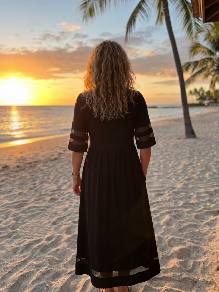 Vera | Robe Midi Détente du Soir