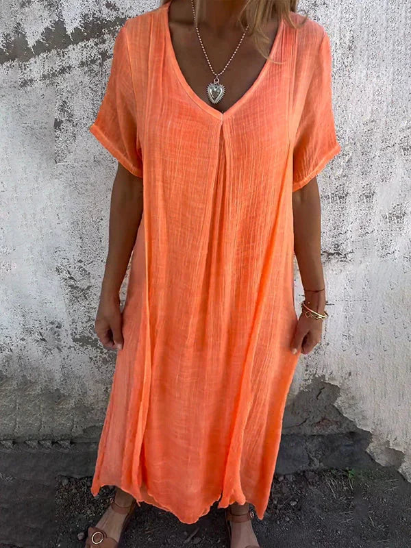 Marisol | Robe maxi fluide avec décolleté en V