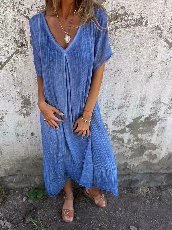 Marisol | Robe maxi fluide avec décolleté en V