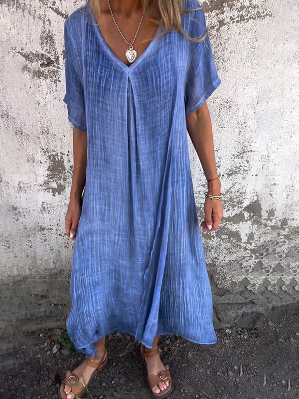 Marisol | Robe maxi fluide avec décolleté en V