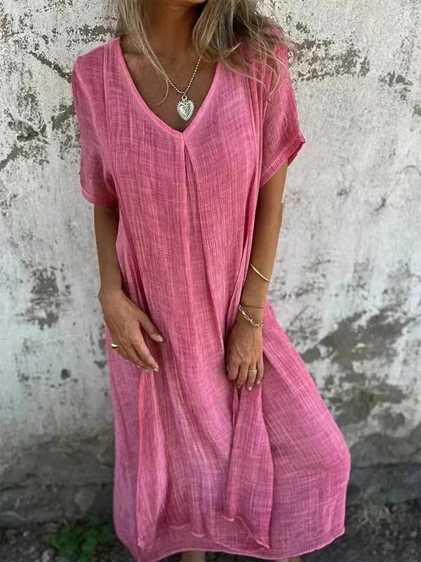 Marisol | Robe maxi fluide avec décolleté en V