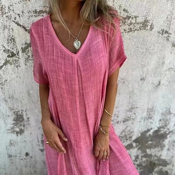 Marisol | Robe maxi fluide avec décolleté en V