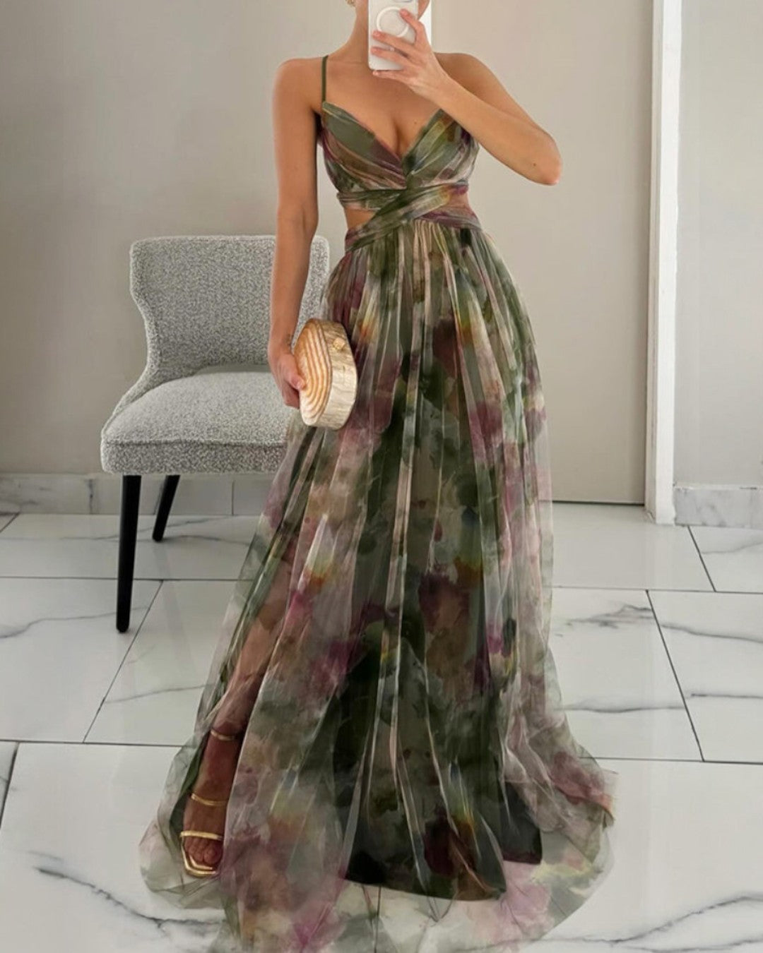 Giselle | Robe maxi florale