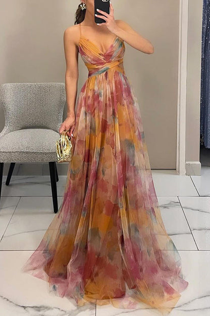 Dörte™ | Robe Longue Fleurie
