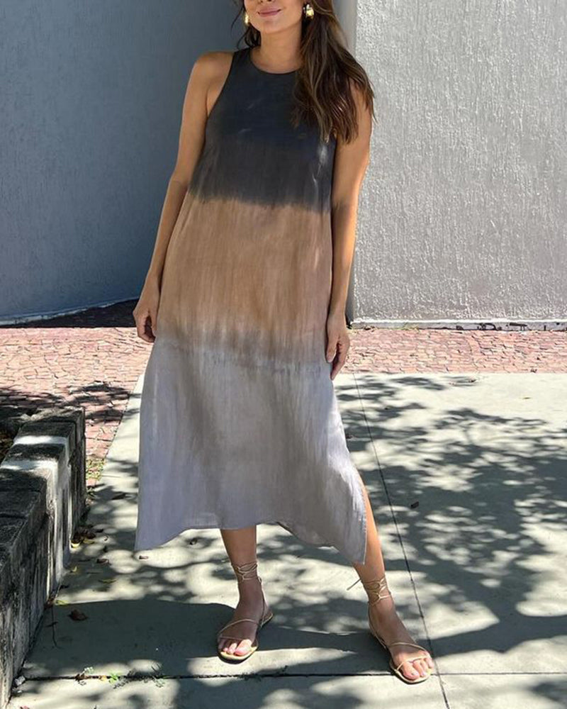 Anette™ | Robe Dégradée Sans Manches