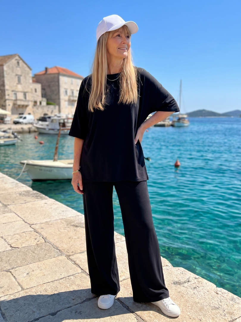 Ramse | Ensemble T-shirt à Manches Courtes Oversize et Pantalons Amples