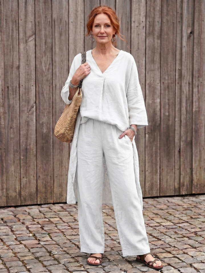 Onyx | Ensemble Tunique Longue et Pantalon Large