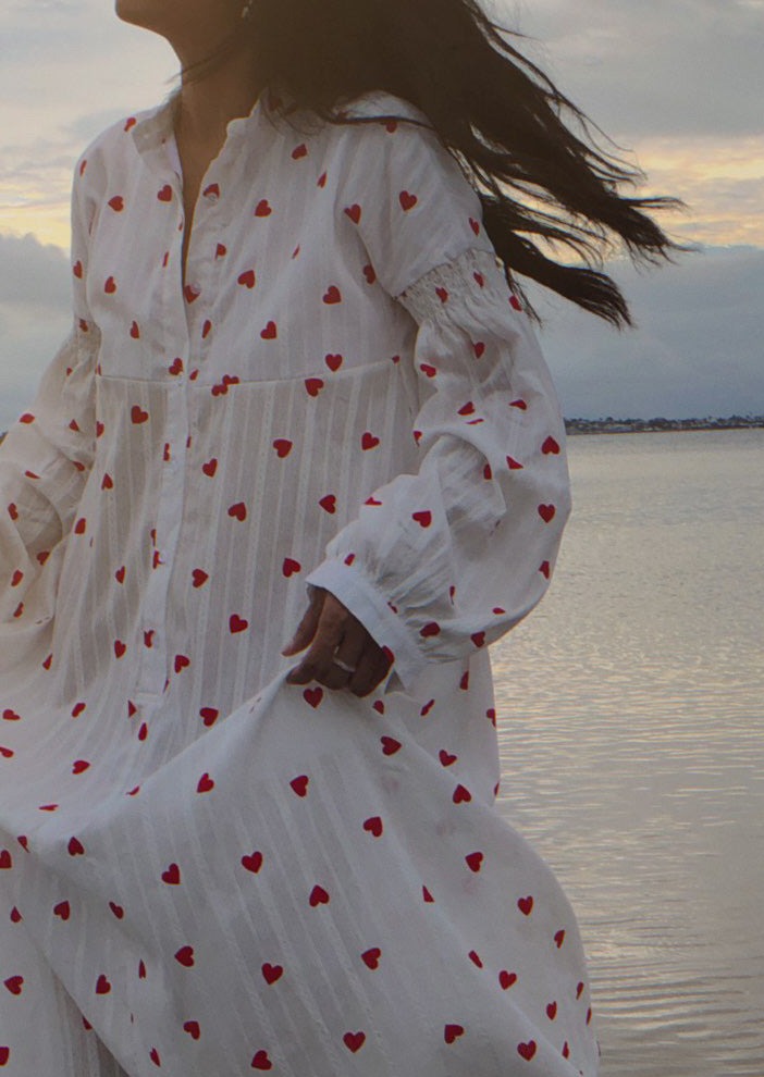 Julia™ | Robe Cœurs Texturée