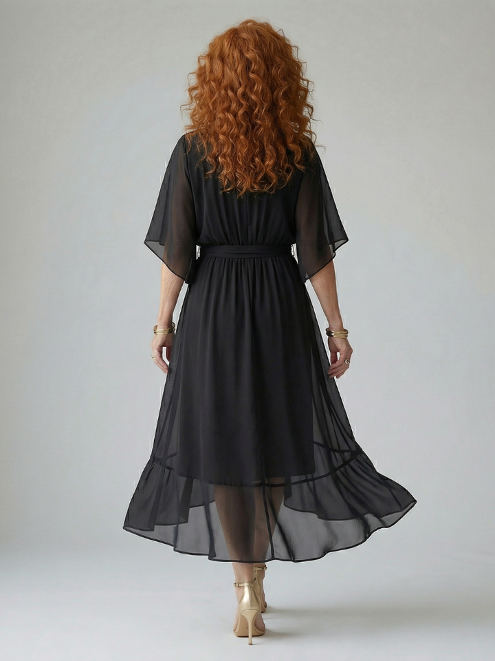 Elric | Robe Midi Drapée