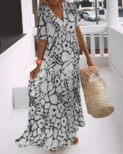Christine™ | Robe Longue Fluide