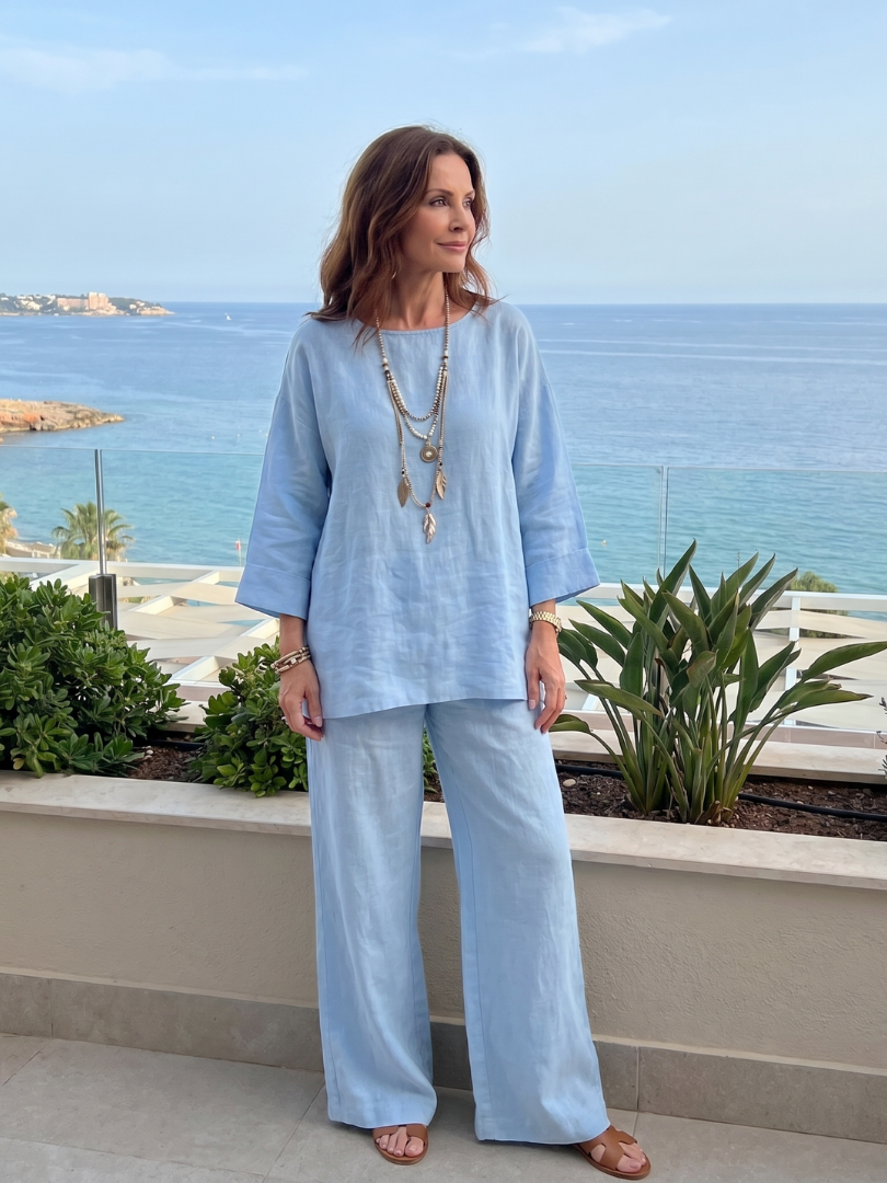 Prue | Ensemble Tunique Oversize et Pantalon Large