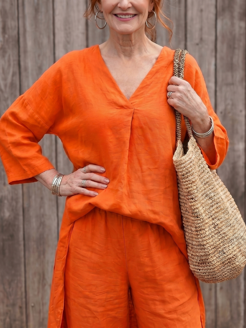 Onyx | Ensemble Tunique Longue et Pantalon Large