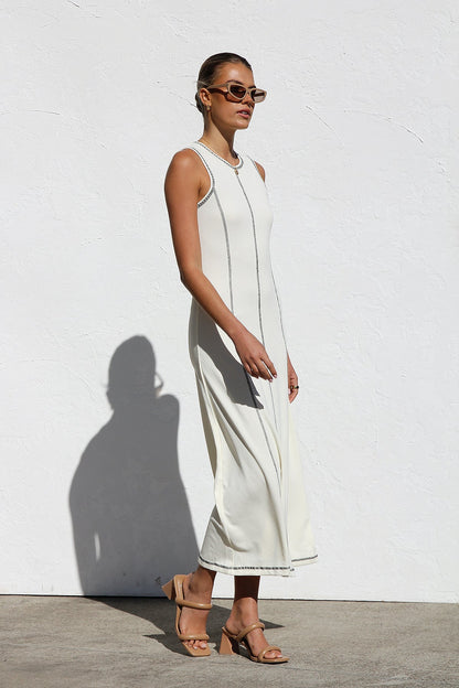 Ariana™ | Robe Longue Maxi Crème