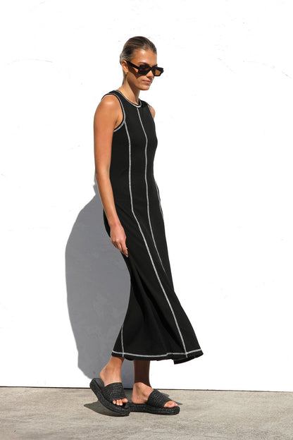 Ariana™ | Robe Longue Maxi Noire
