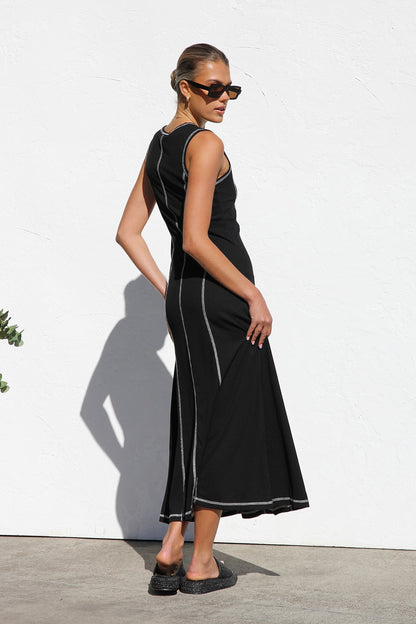 Ariana™ | Robe Longue Maxi Noire