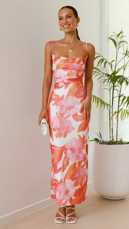 Ashley™ | Robe Longue Fleurie
