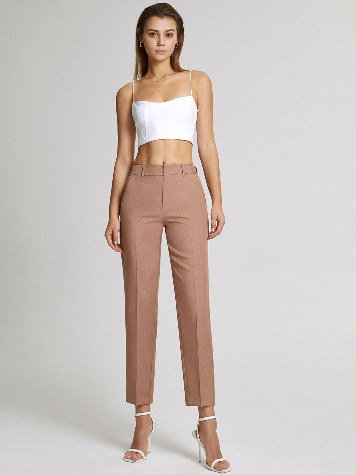 Dubois™I Pantalon élegant taille haute