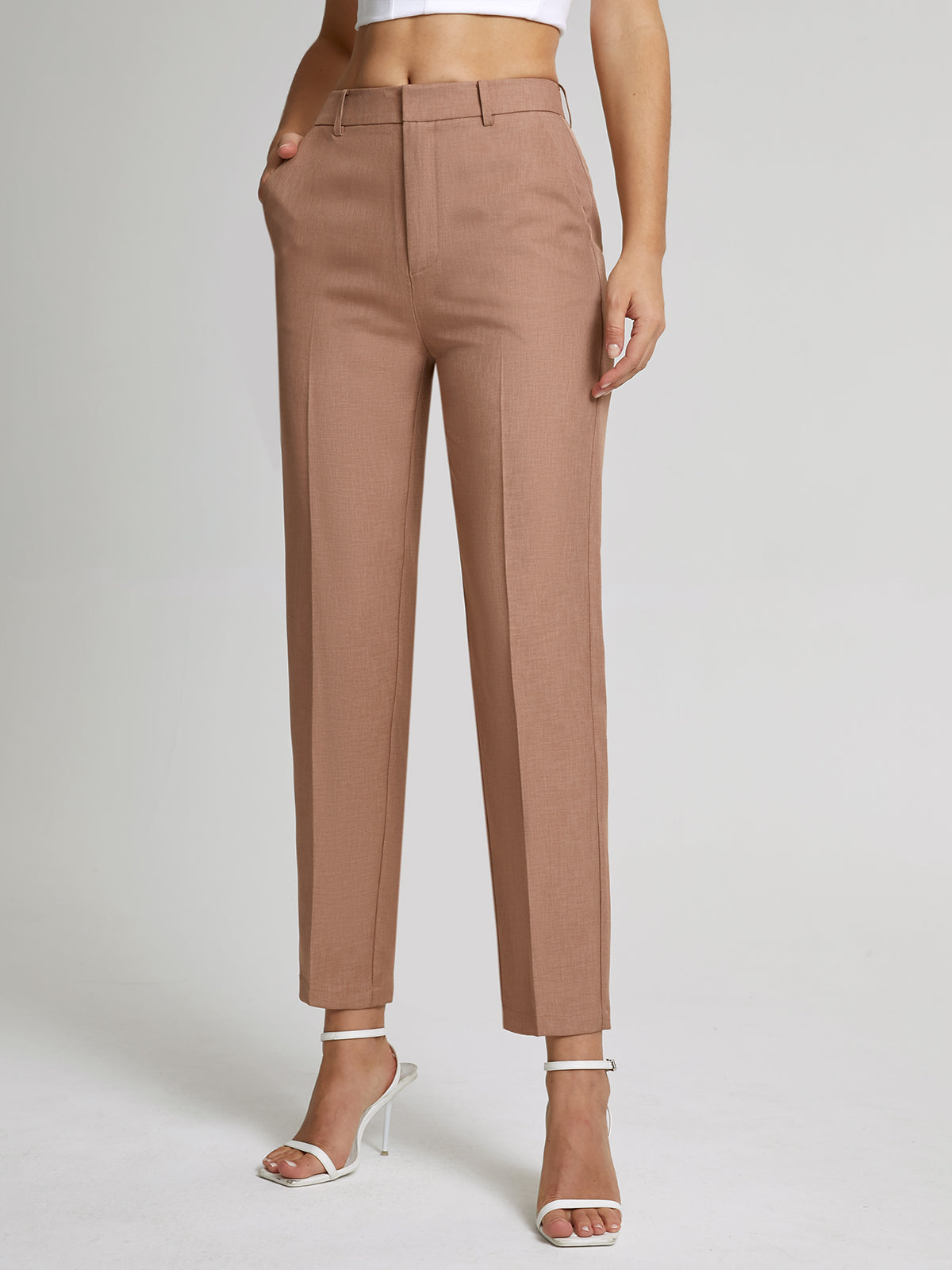Dubois™I Pantalon élegant taille haute