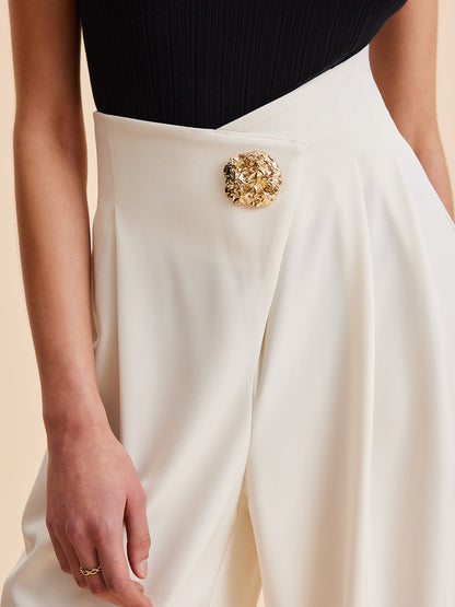 Dubois™ I Pantalon taille haute élégant