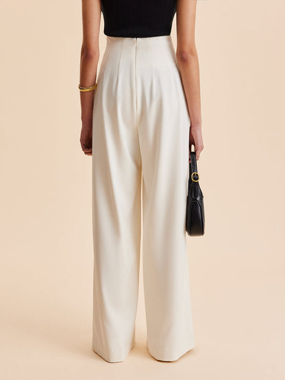 Dubois™ I Pantalon taille haute élégant