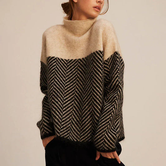 Louise™ | Pull Col Roulé