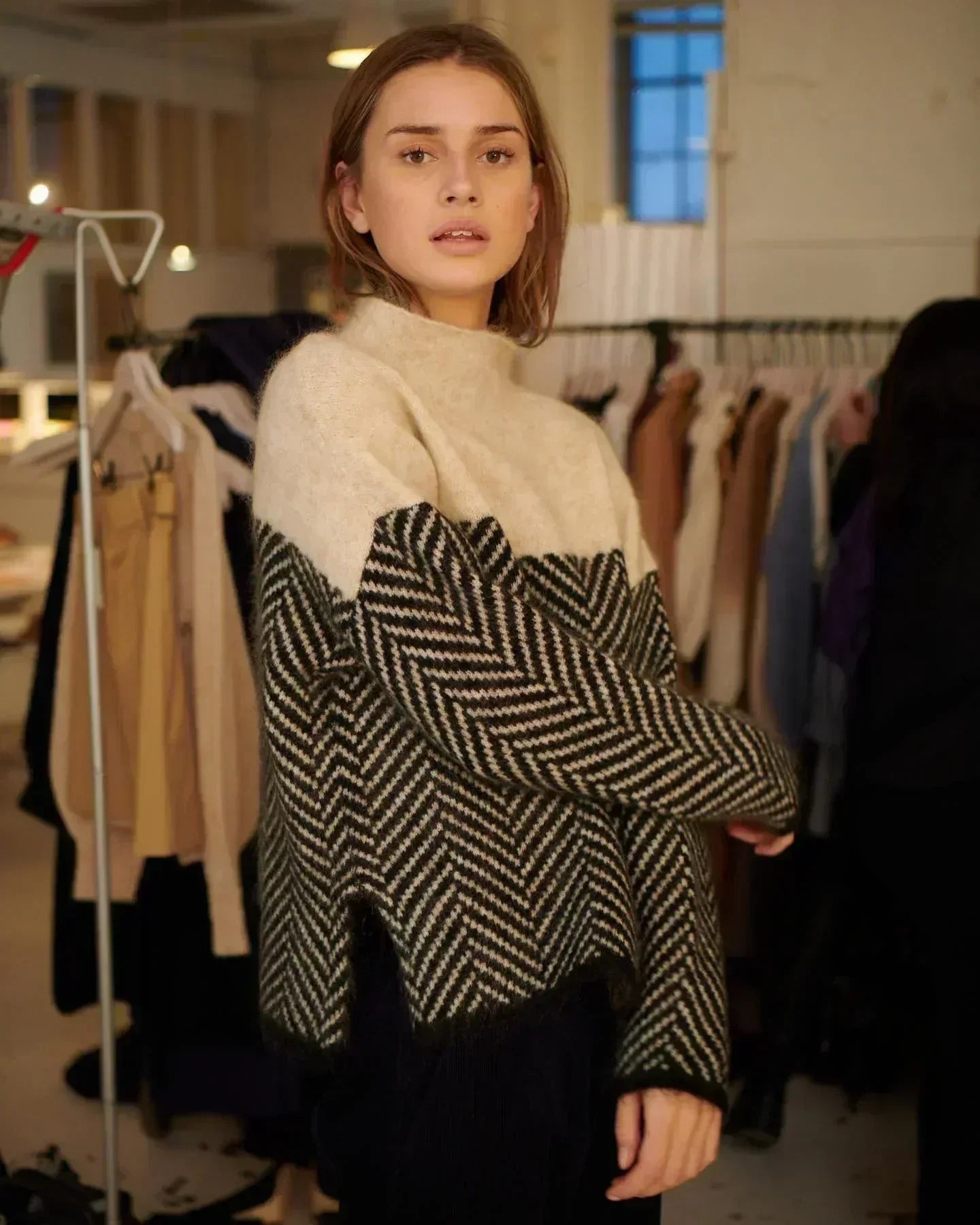 Louise™ | Pull Col Roulé