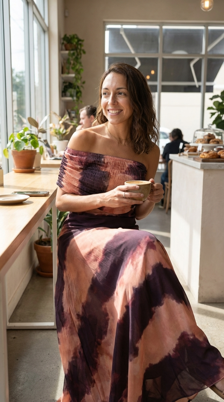 Sol | Robe maxi tie dye
