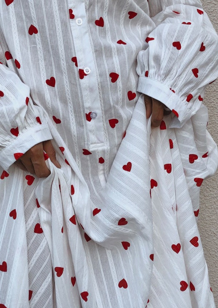 Julia™ | Robe Cœurs Texturée