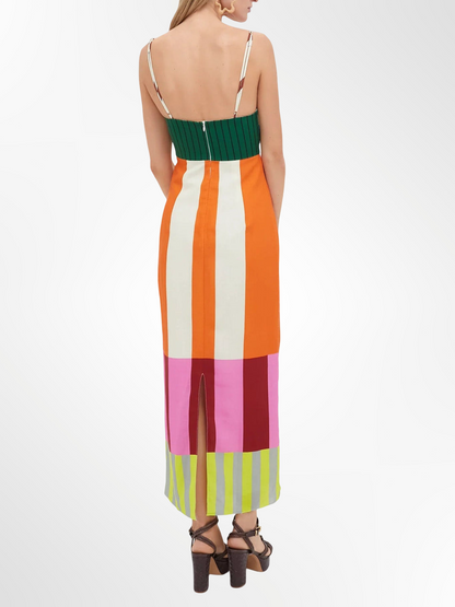 Elsa™ | Robe Longue Multicolore