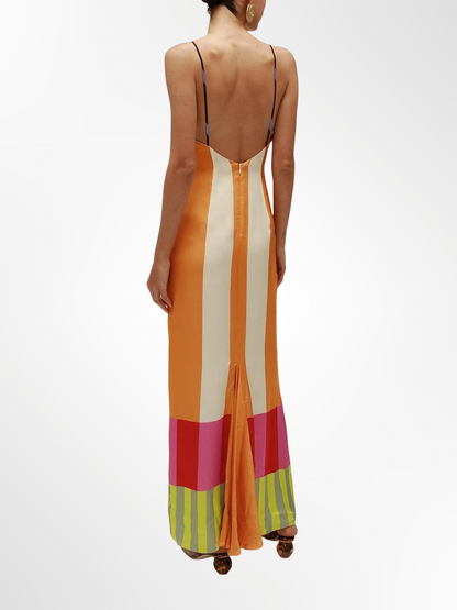 Elsa™ | Robe Longue Multicolore