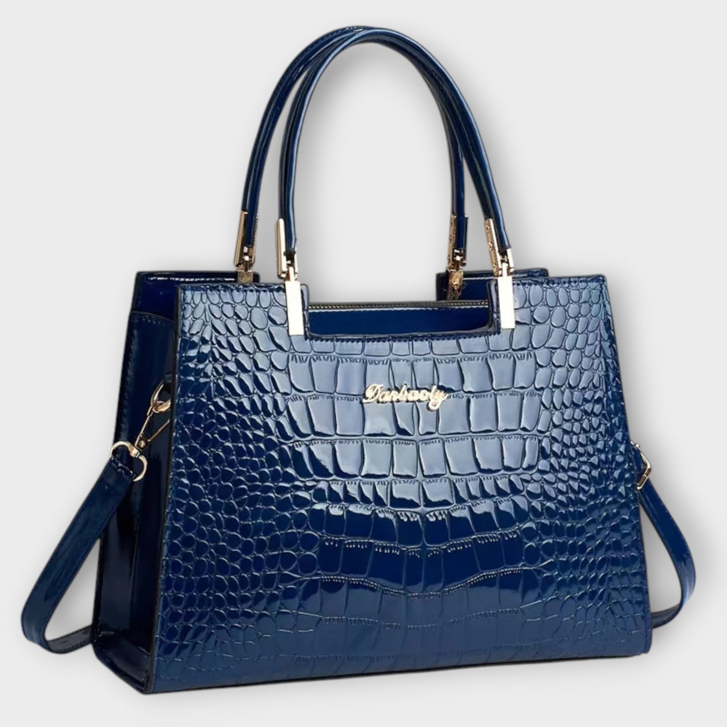 Sac Croco Brillant à Main