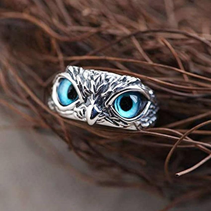 Bague réglable en argent et opale Glückseule