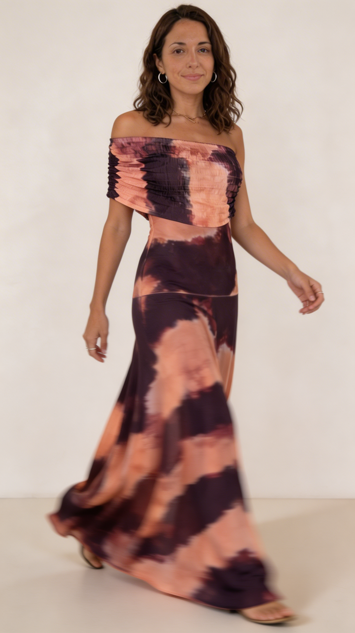 Sol | Robe maxi tie dye