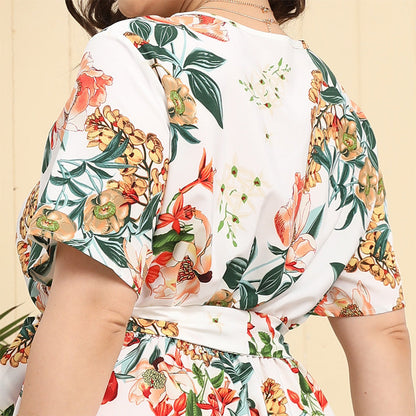 Mia™ | Robe Longue Fleurie Coupe Flatteuse