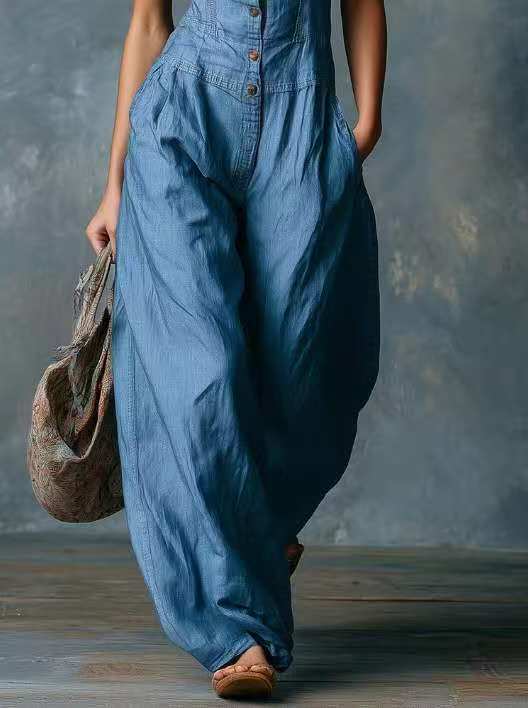 Daisy | Combinaison effet denim