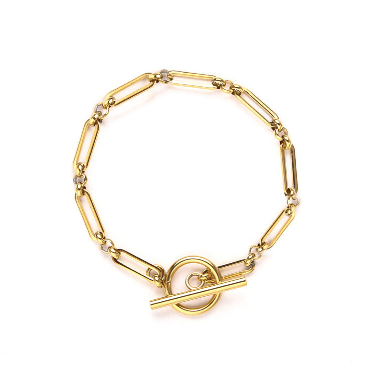 Bracelet T-Bar en Lien
