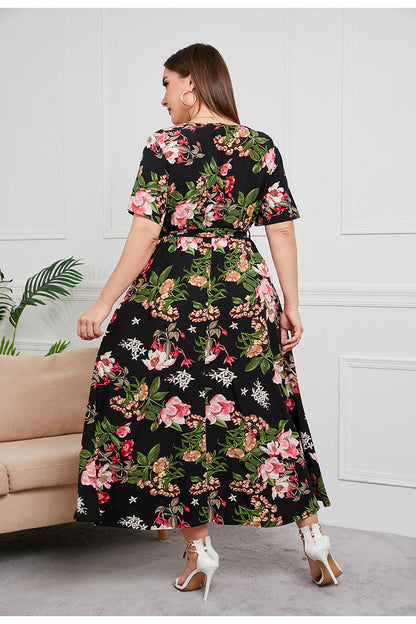 Mia™ | Robe Longue Fleurie Coupe Flatteuse